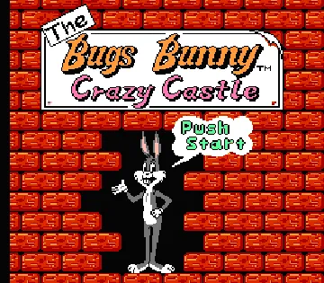 Bugs Bunny Crazy Castle, The (USA) screen shot title